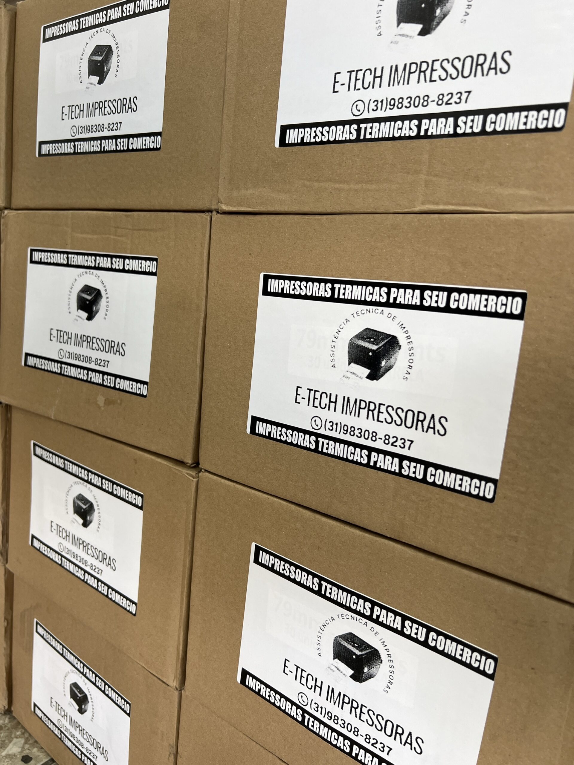 Caixa de bobinas térmicas 80MM 30 unidades - Impressora de cupom